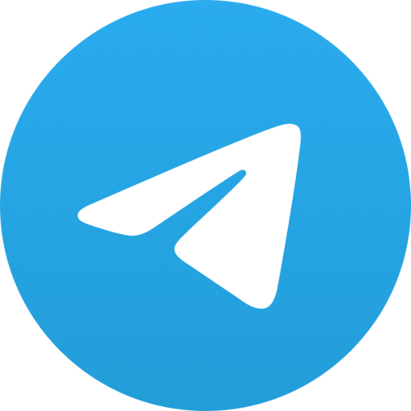 Logo of Telegram messenger app
